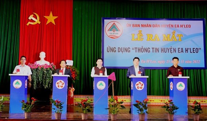 Ea H’Leo (Đắk Lắk) ra mắt ứng dụng “Thông tin huyện Ea H’Leo”