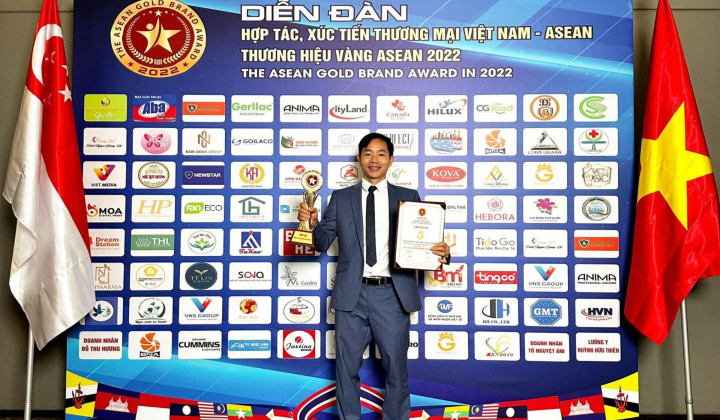 Quà tặng vàng King Gold Art đạt top 10 “thương hiệu vàng Asean” tại Singapore