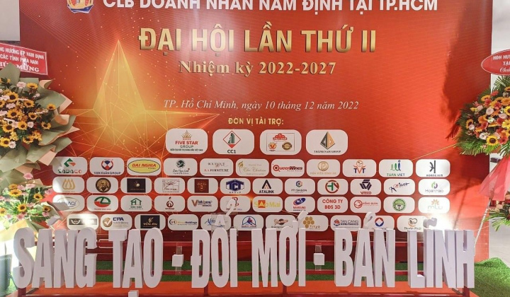 CLB Doanh nhân Nam Định tại TP.HCM: Sáng tạo - đổi mới - bản lĩnh