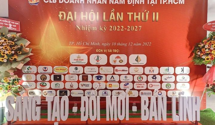 CLB Doanh nhân Nam Định tại TP.HCM: Sáng tạo - đổi mới - bản lĩnh