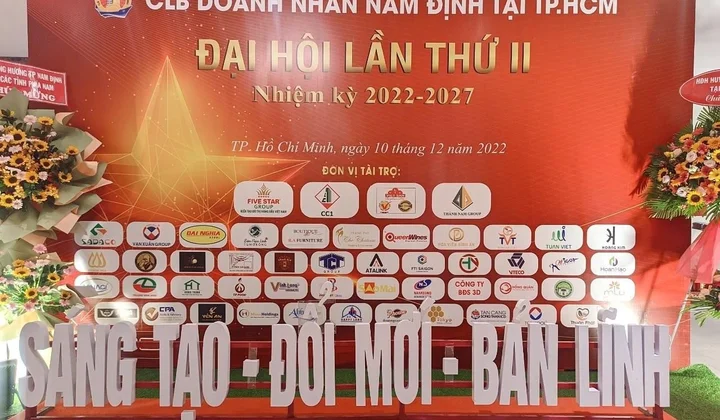 CLB Doanh nhân Nam Định tại TP.HCM: Sáng tạo - đổi mới - bản lĩnh