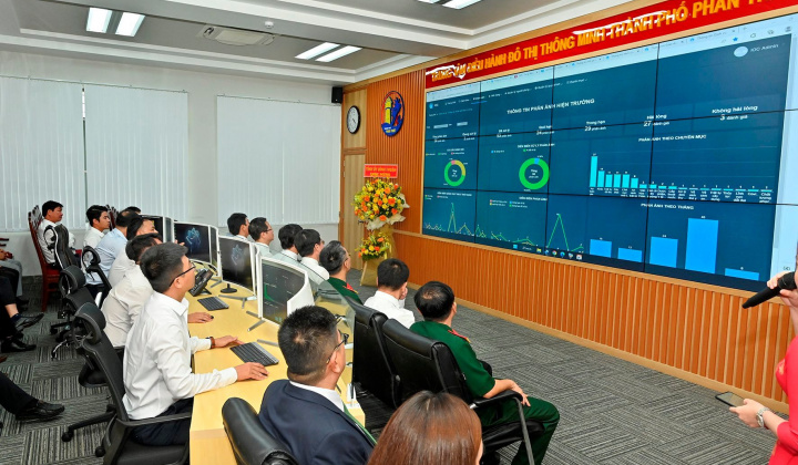 Thành phố Phan Thiết Khánh thành “Trung tâm Điều hành đô thị thông minh”