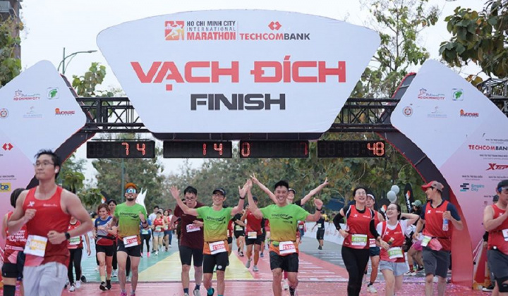 Giải chạy Marathon Quốc tế TP.HCM Techcombank mùa thứ 5 thành công tốt đẹp