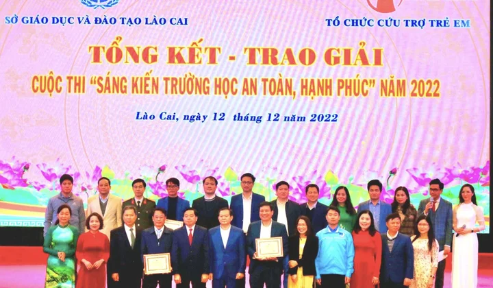 Lào Cai: Tổng kết cuộc thi “Sáng kiến trường học an toàn, hạnh phúc” năm 2022