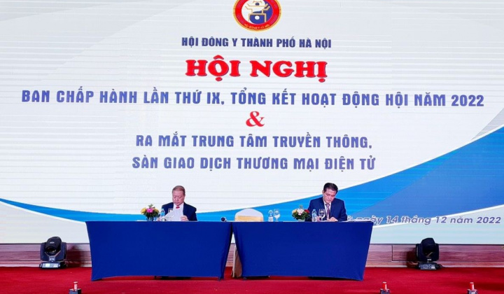 Hội Đông y TP Hà Nội ra mắt Trung tâm Truyền thông và Sàn giao dịch thương mại điện tử