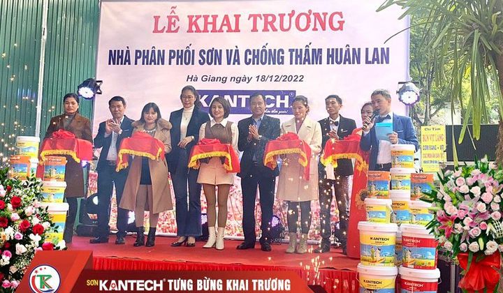 Hãng sơn Kantech: Khai trương Nhà phân phối Huân Lan – Hà Giang