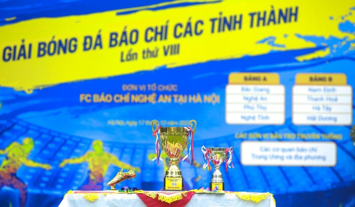 Nghệ Tĩnh Press Club lần thứ 3 vô địch giải bóng đá báo chí các tỉnh thành