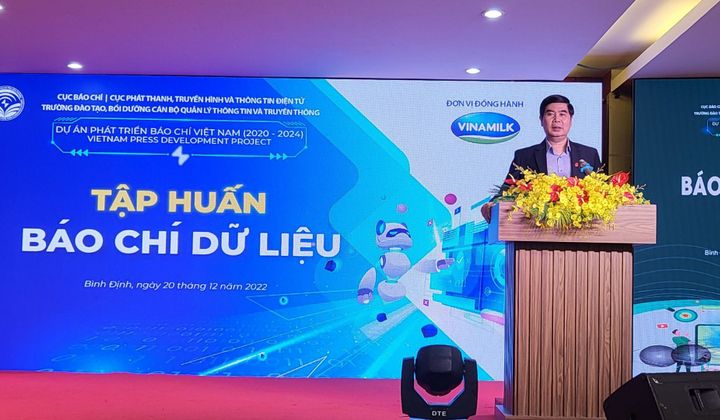 Dự án Phát triển báo chí Việt Nam tổ chức lớp tập huấn “Báo chí dữ liệu”