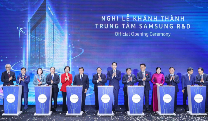 Khánh thành Trung tâm Nghiên cứu và phát triển (R&D) của Samsung tại Việt Nam