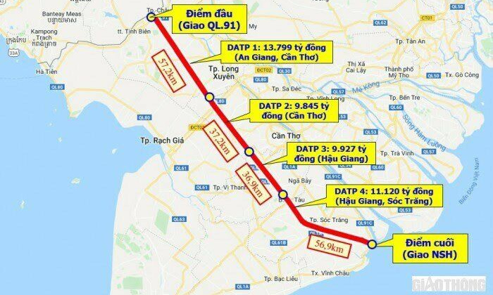 Phê duyệt Khung chính sách bồi thường, tái định cư Dự án cao tốc Châu Đốc – Cần Thơ – Sóc Trăng