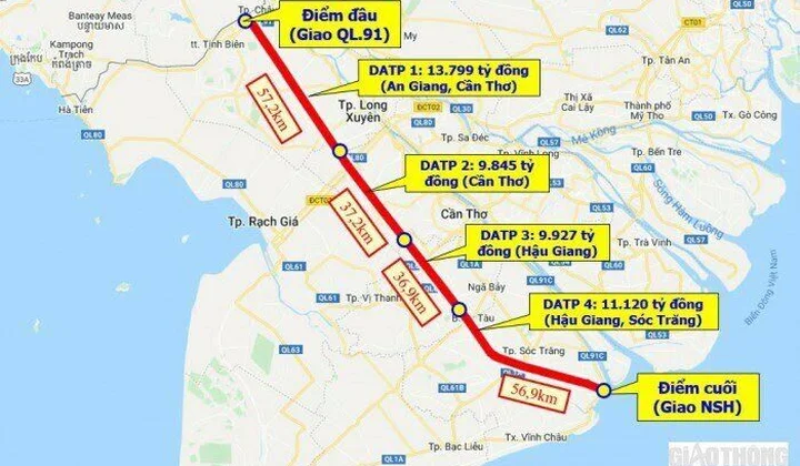 Phê duyệt Khung chính sách bồi thường, tái định cư Dự án cao tốc Châu Đốc – Cần Thơ – Sóc Trăng