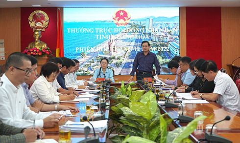 Khánh Hòa: Phiên họp Thường trực HĐND tỉnh tháng 12