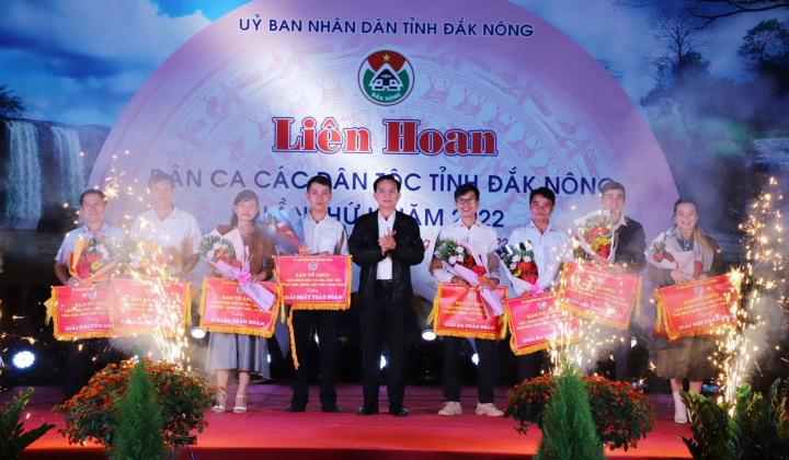 Đa sắc màu tại Liên hoan Dân ca các dân tộc tỉnh Đắk Nông lần thứ I năm 2022
