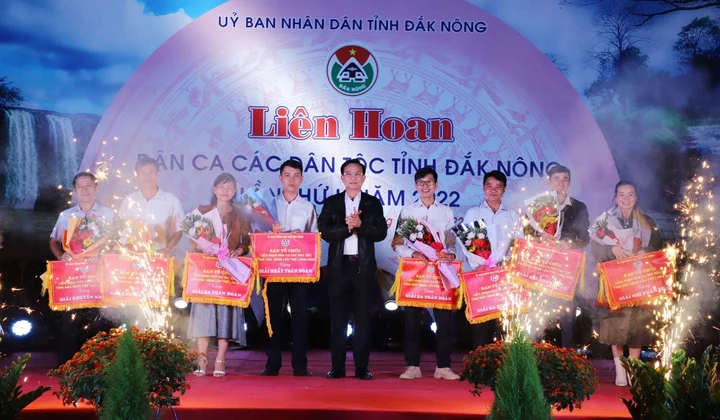 Đa sắc màu tại Liên hoan Dân ca các dân tộc tỉnh Đắk Nông lần thứ I năm 2022