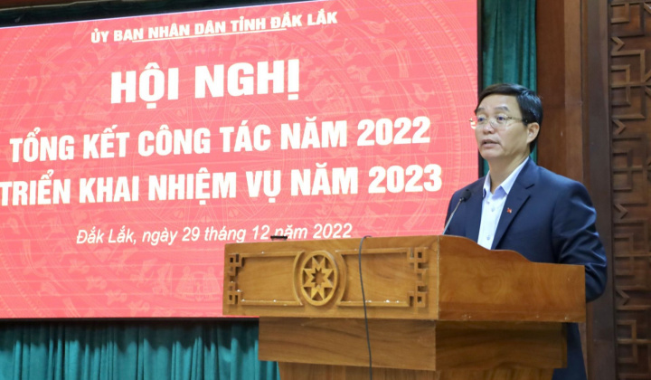 Đắk Lắk: Tập trung thực hiện nhiều giải pháp thúc đẩy phát triển kinh tế - xã hội năm 2023