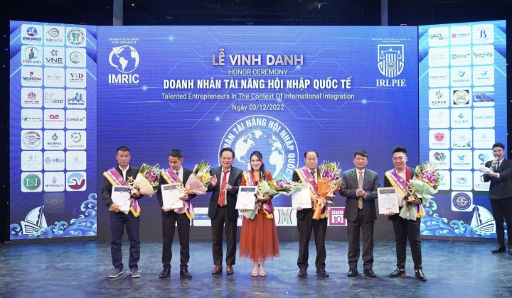 Lễ vinh danh Doanh nhân tài năng hội nhập quốc tế năm 2022