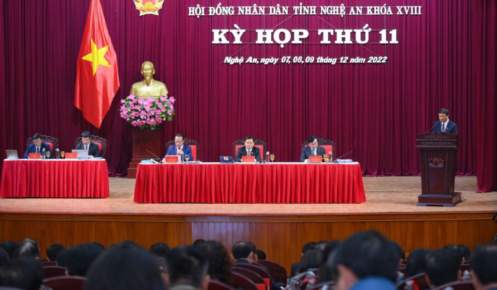 HĐND tỉnh Nghệ An nhiệm kỳ 2021 - 2026 họp kỳ thứ 11 với những nội dung mang tính chiến lược