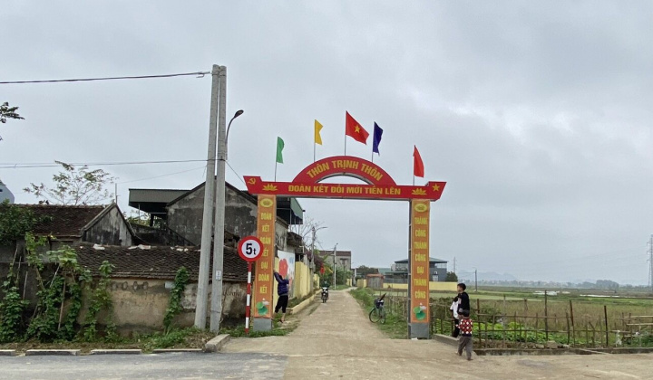 Hoằng Phú xây dựng thành công thôn Trịnh Thôn đạt NTM kiểu mẫu