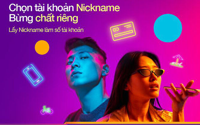 TPBank: Tự do thể hiện cá tính qua tài khoản Nickname