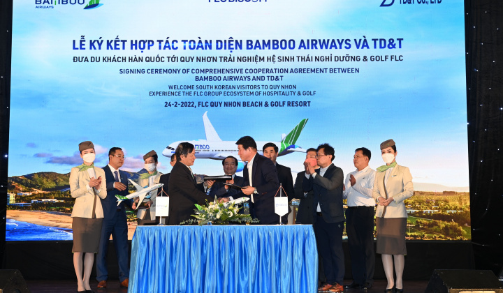 FLC "mở cửa" đón khách Hàn Quốc bằng gói sản phẩm du lịch, golf và hàng không