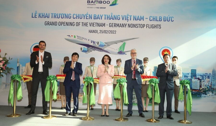 Bamboo Airways khai trương đường bay thẳng thương mại thường lệ Việt Nam – Đức