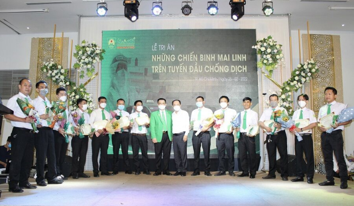 Tập đoàn Mai Linh tri ân lái xe trên tuyến đầu chống dịch