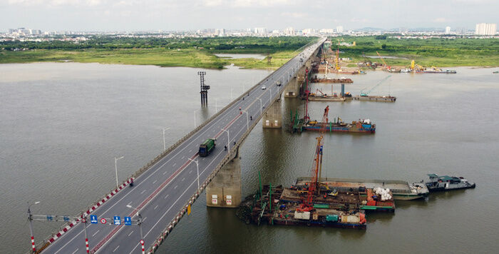 Sẽ tháo dỡ hai nhịp cầu Vĩnh Tuy để thi công giai đoạn 2