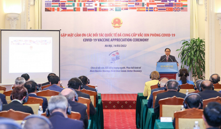 Các đối tác hỗ trợ vaccine Covid-19 cho Việt Nam thể hiện tinh thần đoàn kết quốc tế trong sáng