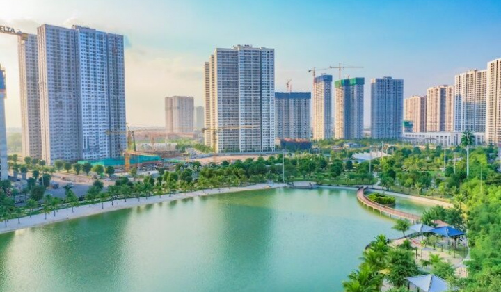 Tiến độ dự án Imperia Smart City nhìn từ trên cao