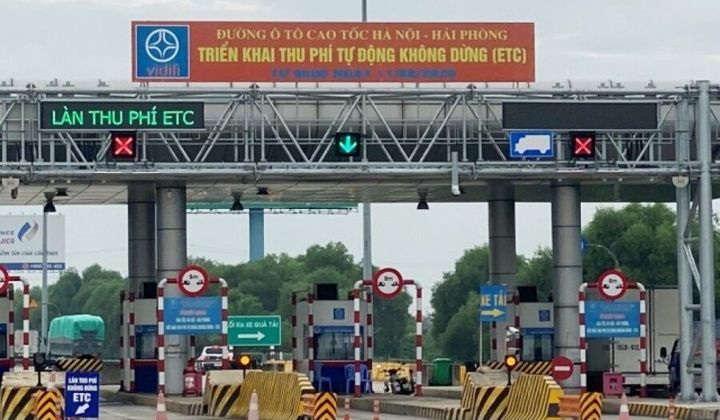 Dừng thu phí thủ công tuyến cao tốc Hà Nội – Hải Phòng từ ngày 5/5