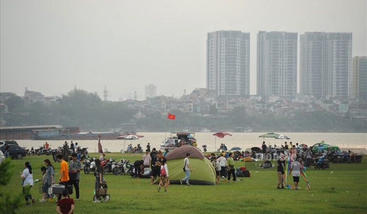 Hà Nội nghiên cứu biến bãi giữa sông Hồng thành công viên văn hóa, du lịch