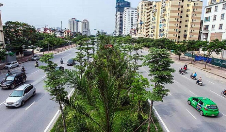 Quy hoạch đất cây xanh cấp đô thị 3,5 m²/người tại 4 quận nội thành Hà Nội