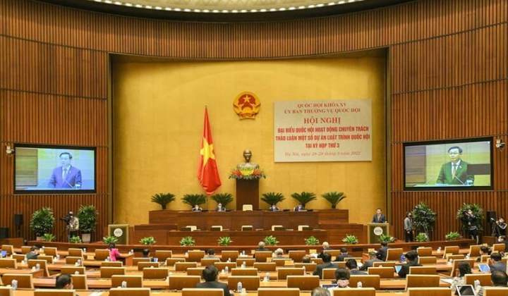 Thảo luận 4 dự án Luật để trình tại Kỳ họp thứ 3, Quốc hội khóa XV