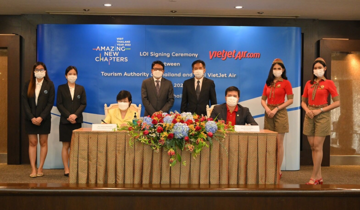 Vietjet hợp tác cùng Tổng cục du lịch Thái Lan thúc đẩy hồi phục du lịch