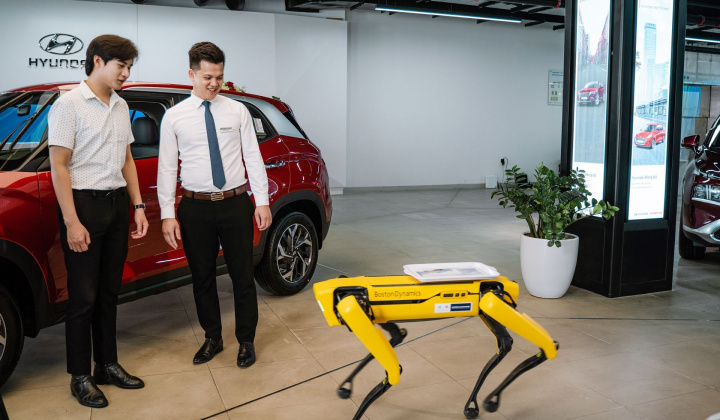 Hyundai Thành Công Việt Nam đưa robot SPOT về Việt Nam