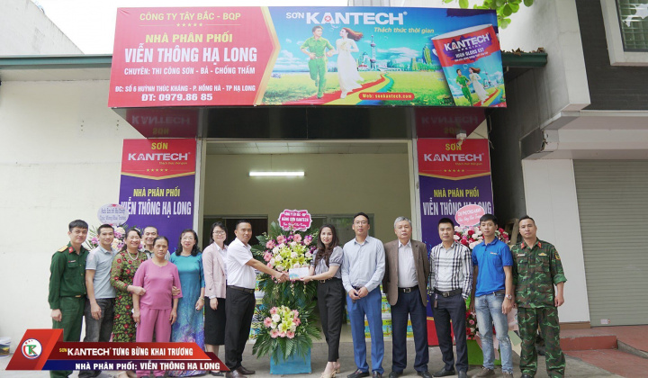 Hãng sơn Kantech: Khai trương Nhà phân phối Viễn Thông Hạ Long