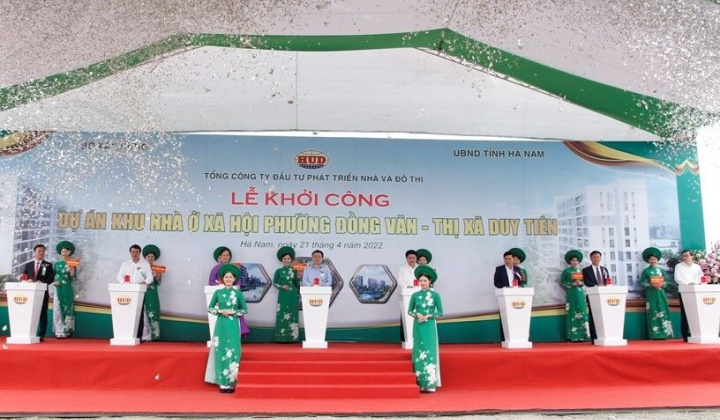 HUD đầu tư dự án Nhà ở xã hội tại Hà Nam