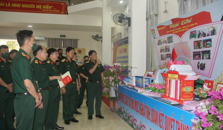 Cục Hậu Cần Quân Khu 4: Khai mạc và chấm thi hệ thống sổ sách CTĐ, CTCT năm 2022