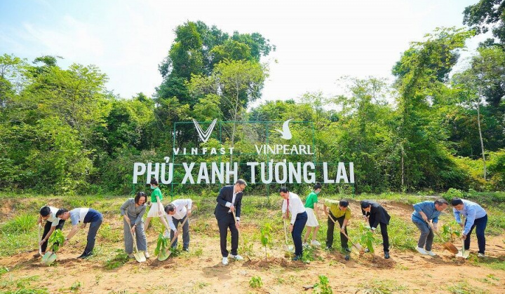 VinFast khởi động dự án trồng rừng “Phủ xanh tương lai”