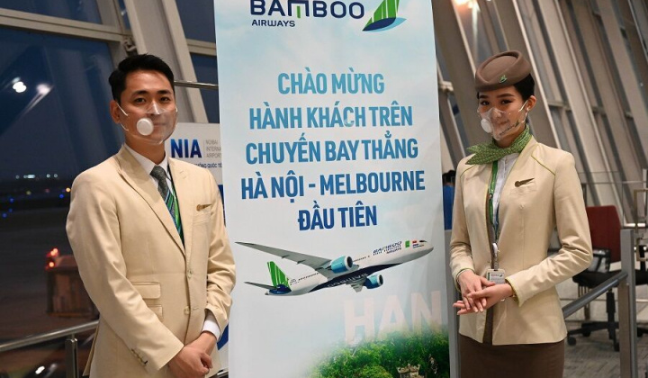 Bamboo Airways bay thẳng thường lệ Hà Nội - Melbourne từ 27/4