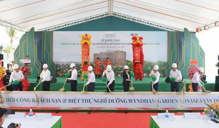Tập đoàn CEO khởi công khu nghỉ dưỡng 5 sao Wyndham Garden Sonasea Vân Đồn
