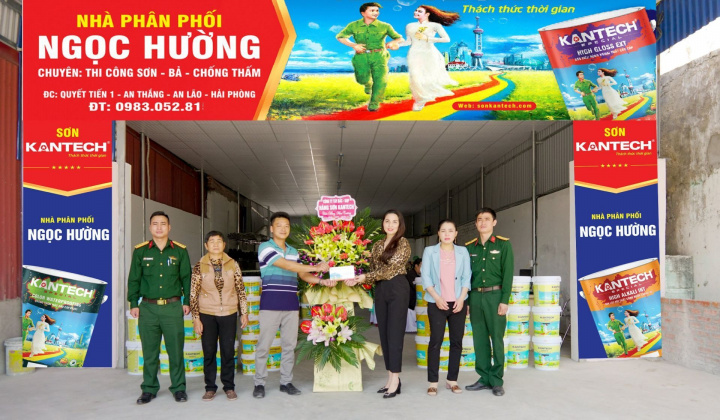 Hãng sơn Kantech: Khai trương Nhà phân phối Ngọc Hường - Hải Phòng