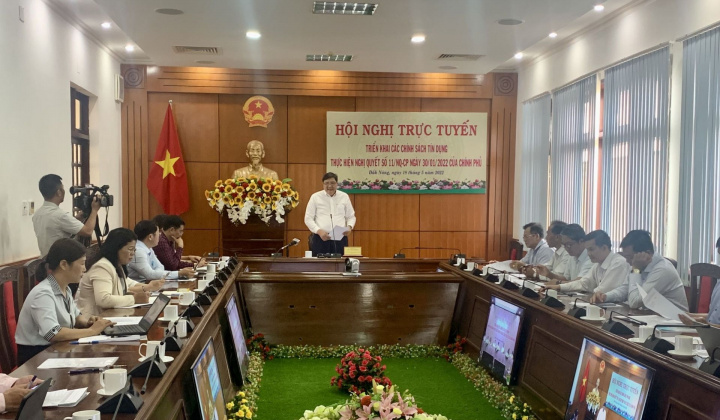 Đăk Nông: Hội nghị trực tuyến về triển khai thực hiện Nghị quyết số 11/NQ-CP