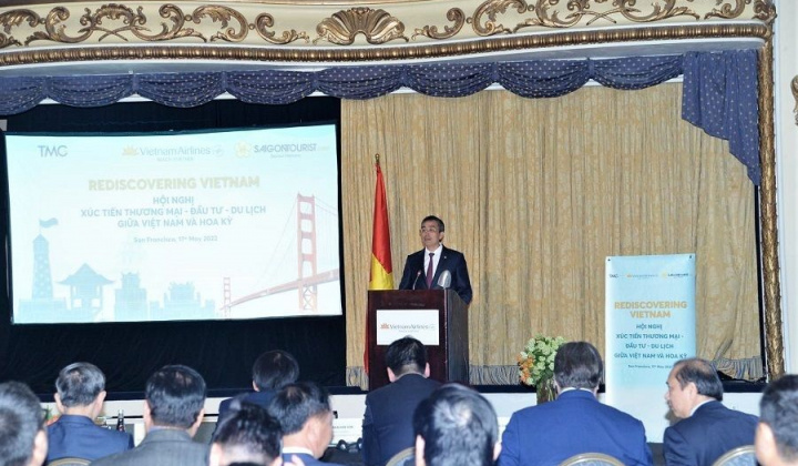 Vietnam Airlines, Saigontourist Group và Thiên Minh Group xúc tiến thương mại, đầu tư, du lịch giữa Việt Nam và Hoa Kỳ