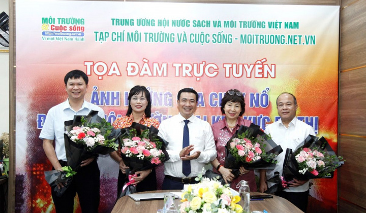 Tọa đàm trực tuyến: “Ảnh hưởng của cháy nổ đối với môi trường tại khu vực đô thị”
