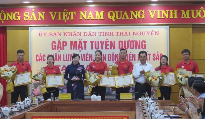 Thái Nguyên tôn vinh vận động viên, huấn luyện viên đạt thành tích tại SEA Games 31