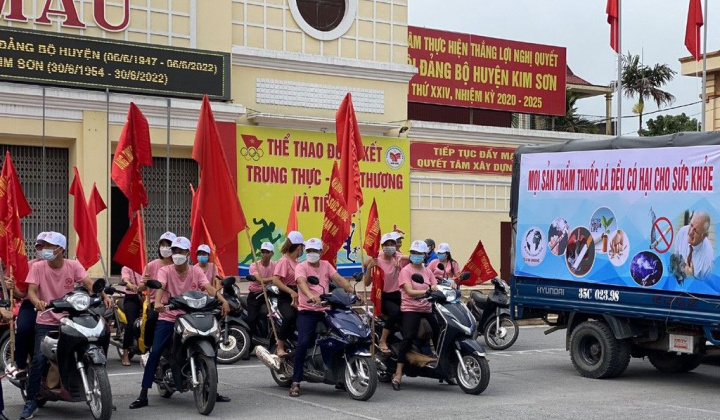 Ninh Bình: Hưởng ứng tuần lễ Quốc gia không thuốc lá