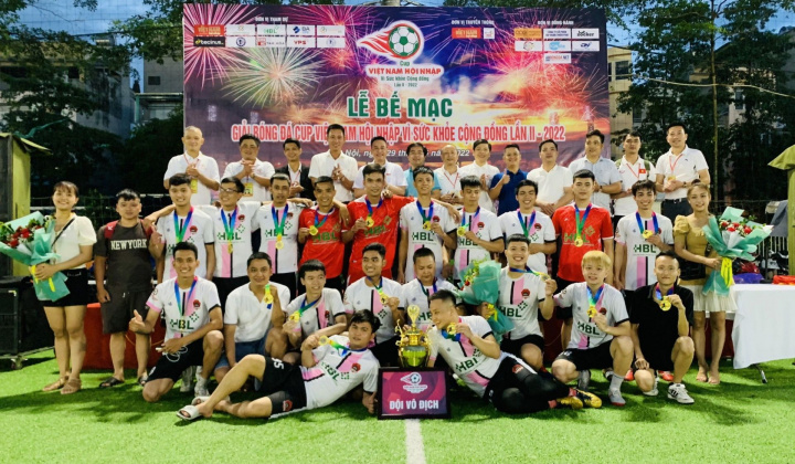 HBL FC vô địch Cup Việt Nam Hội nhập vì Sức khỏe Cộng đồng 2022