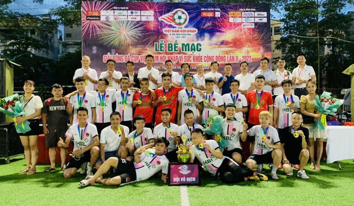 HBL FC vô địch Cup Việt Nam Hội nhập vì Sức khỏe Cộng đồng 2022