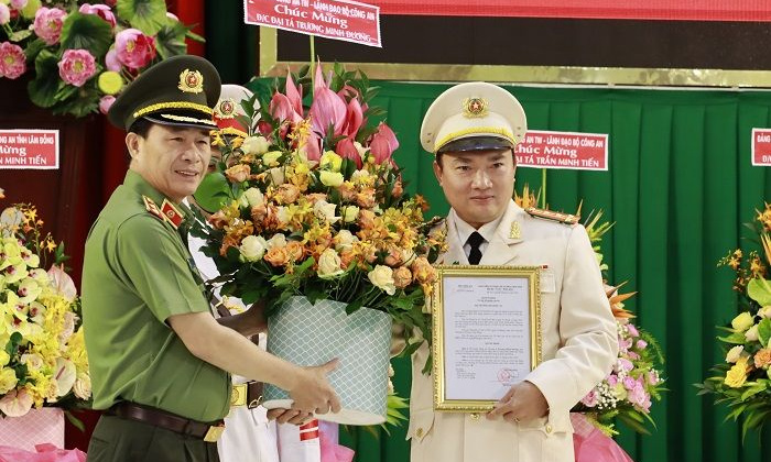 Lâm Đồng có tân Giám đốc, Phó Giám đốc Công an Tỉnh